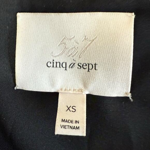 Cinq à Sept Cinq A Sept Rayna Silk Cold Shoulder Blouse Womens XS Office Siren - Picture 6 of 12